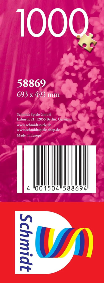 Schmidt Spiele 58869-Puzzle (1000 Piezas), diseño de colibríes, Multicolor (58869