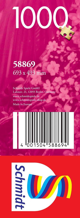 Schmidt Spiele 58869-Puzzle (1000 Piezas), diseño de colibríes, Multicolor (58869