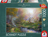 Schmidt Spiele 59776 Thomas Kinkade, A Mother's Perfect Day Jigsaw Puzzle 1000 Pieces, Multi-Colour