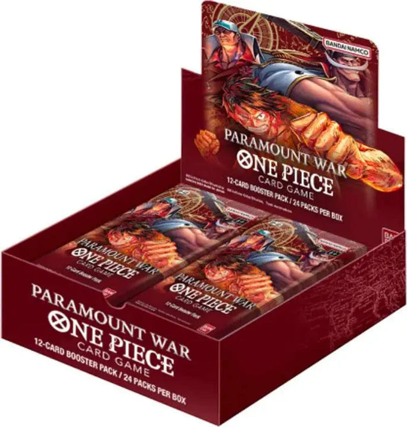 BANDAI One Piece: Paramount War  Booster Pack (12 Cards) | Trading Card Game | Ages 6+ | 2 Players | 20-30 Minutes Playing Time