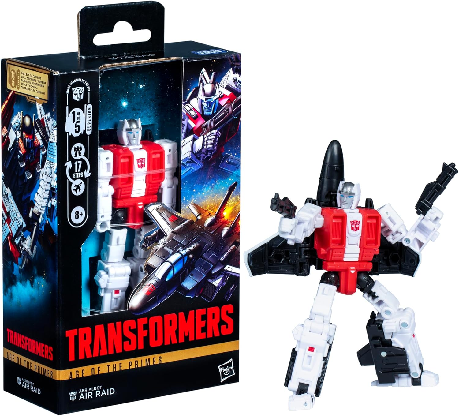 Transformers Age of the Primes Deluxe Class Aerialbot Air Raid Action Figure