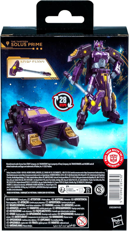 Transformers Age of the Primes Deluxe Class The Thirteen Solus Prime Action Figure
