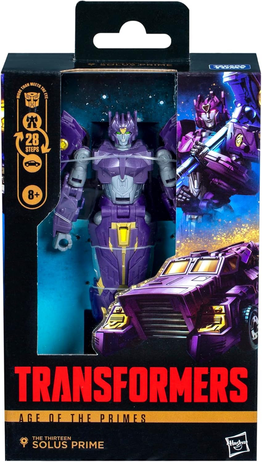 Transformers Age of the Primes Deluxe Class The Thirteen Solus Prime Action Figure