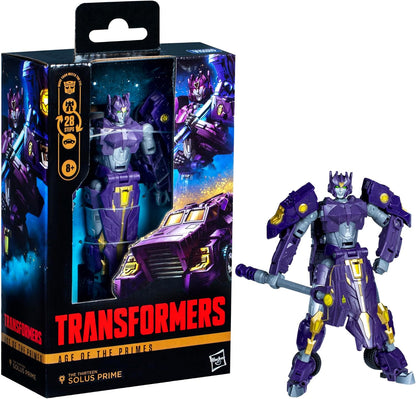 Transformers Age of the Primes Deluxe Class The Thirteen Solus Prime Action Figure