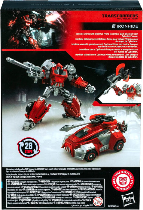 Transformers Studio Series Voyager Class, action figure di Ironhide Gamer Edition, ispirata al videogioco "Transformers: La battaglia per Cybertron"