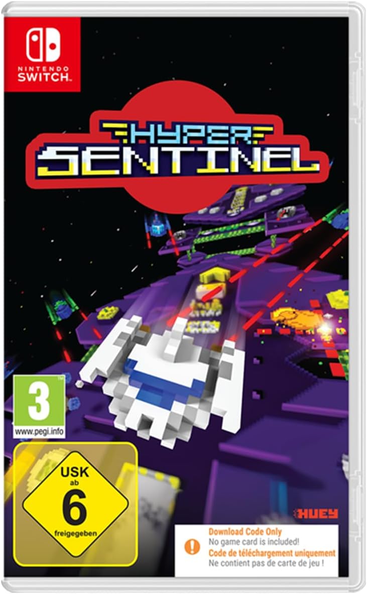 Maxx Tech Premium Carry Case & Hyper Sentinel Downloadable Game Bundle for Nintendo Switch