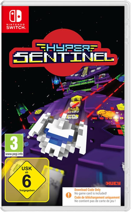 Maxx Tech Premium Carry Case & Hyper Sentinel Downloadable Game Bundle for Nintendo Switch