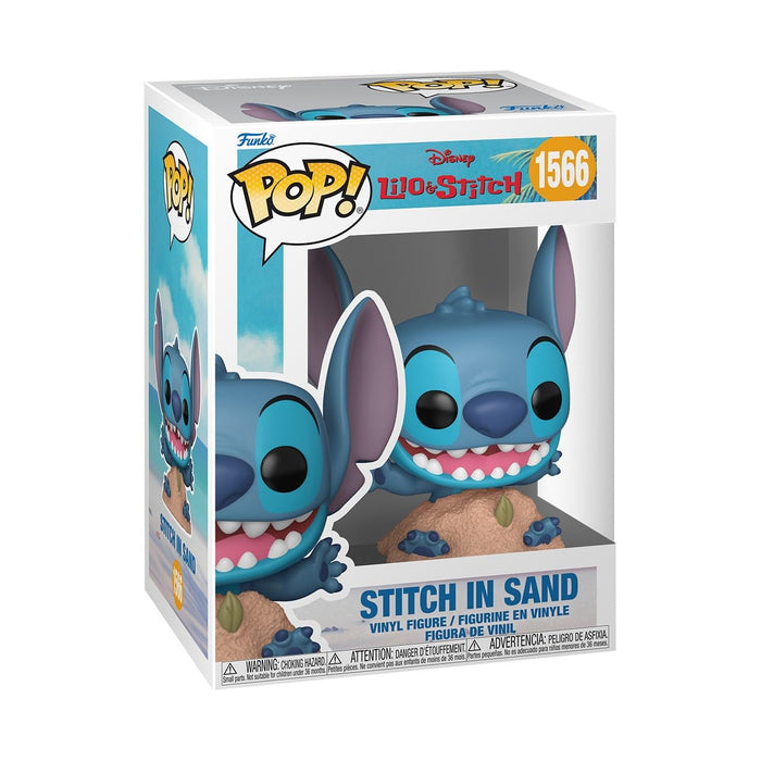 Funko Pop! Disney: L&S - Stitch In Sand - Lilo and Stitch - Collectable Vinyl Figure - Gift Idea - Official Merchandise - Toys for Kids & Adults - Movies Fans - Model Figure for Collectors