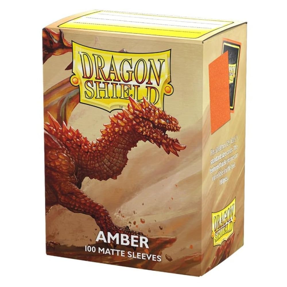 Arcane Tinmen ApS Dragon Shield: Matte - Amber (100