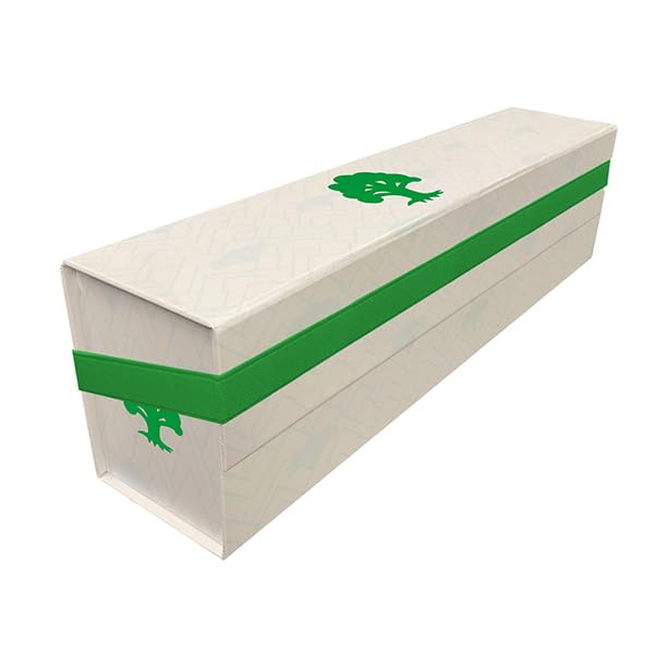 Ultra Pro - Mana 8 500+ Caja de almacenamiento plana Forest for Magic: The Gathering, almacenamiento de tarjetas de coleccionista, caja de almacenamiento de tarjetas TCG, caja de cubierta MTG