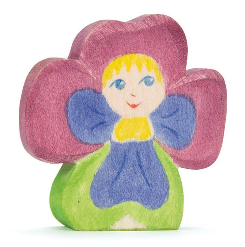 Ostheimer - 24818 - Viole del pensiero, in legno, fatto a mano, 5,7 cm x 5,8 cm x 2 cm