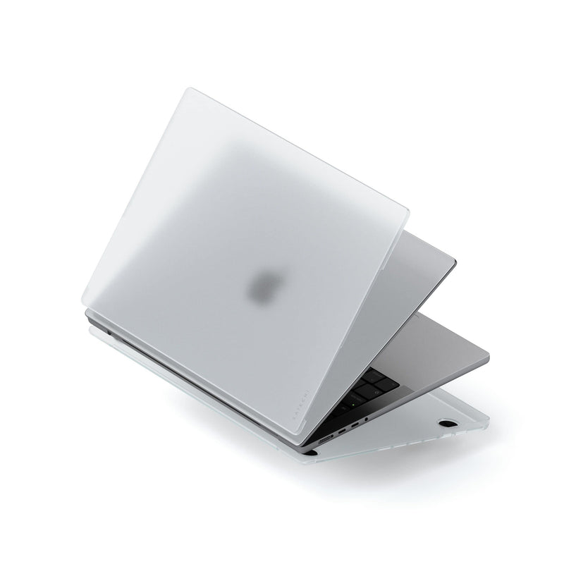 SATECHI Eco Hardshell Case Compatible with MacBook Pro 14-inch Case 2021 A2485 - Lightweight and Slim – MacBook hub and Adapter-Friendly Design – (Clear