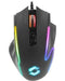 Speedlink DECUS NX Gaming Mouse - RGB gamingmuis met kabel, meerkleurige RGB-verlichting, continue vuurknop, tot 12800dpi, 1000Hz, programmeerbaar, bedraad via USB, ommantelde kabel, zwart
