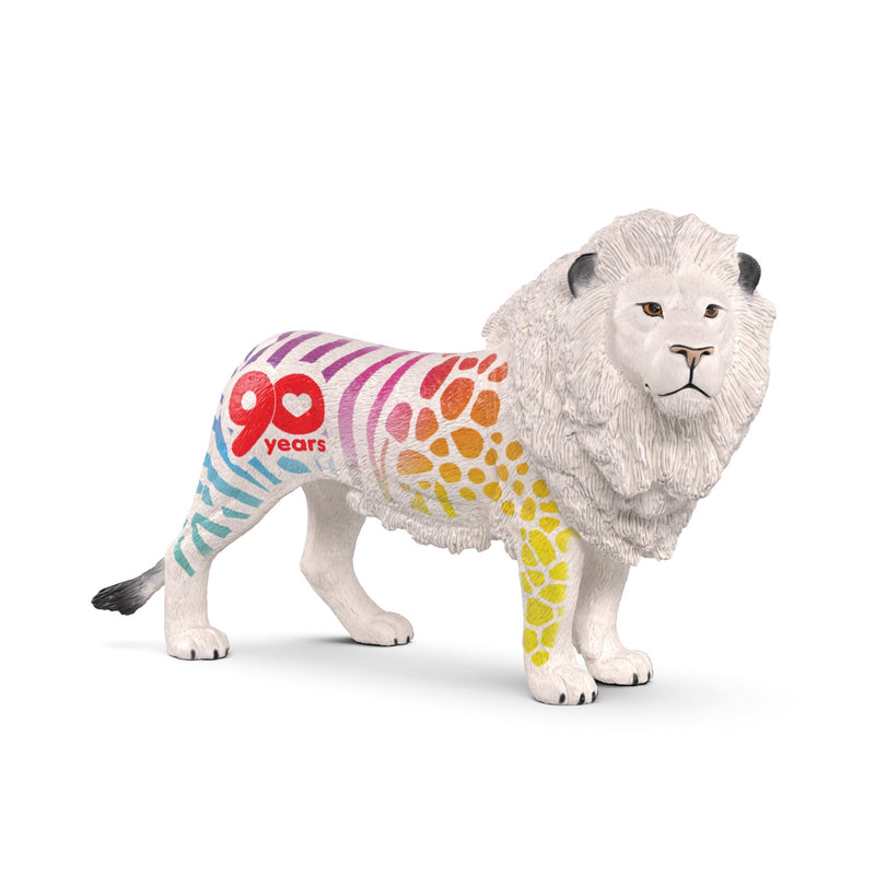 schleich COLLECTORS Leeuw 90 jaar Editie, vanaf 5 jaar, 72264 - Speelfiguur, 4 x 12 x 7 cm