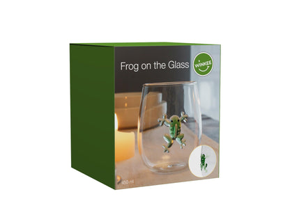 Winkee - Drinking Glasses - Handmade Glasses Frog