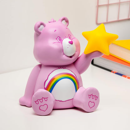 Paladone GloBuddies-Nachtlicht Hurrabärchi von den Glücksbärchi, offiziell lizenzierte 3D-LED-Stimmungslampe, batteriebetrieben, Schlafzimmer- und Schreibtischdekoration, Sammlerstück, Fangeschenk