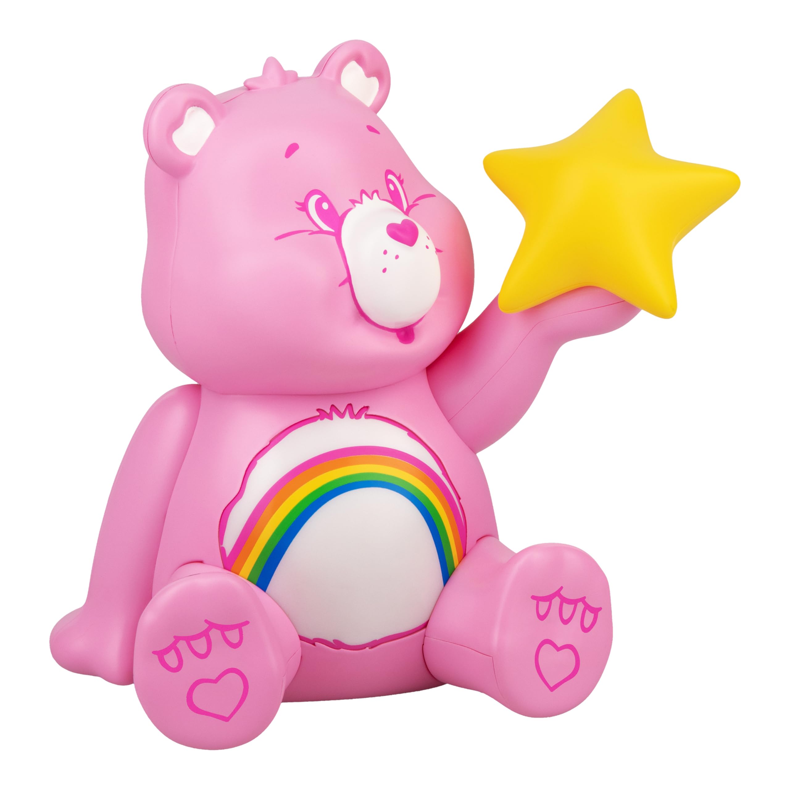Paladone GloBuddies-Nachtlicht Hurrabärchi von den Glücksbärchi, offiziell lizenzierte 3D-LED-Stimmungslampe, batteriebetrieben, Schlafzimmer- und Schreibtischdekoration, Sammlerstück, Fangeschenk