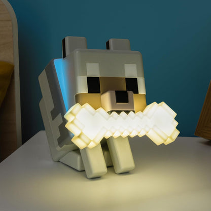 `MINECRAFT - Wolf - GloBuddies Light 5,6inch`