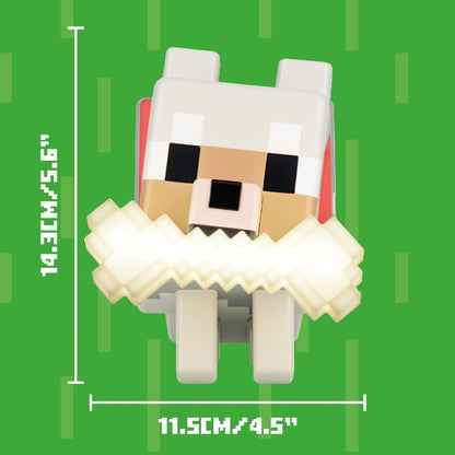`MINECRAFT - Wolf - GloBuddies Light 5,6inch`