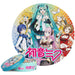 Hatsune Miku Japanese Anime Collectable Round Puzzle - 500 Pieces, 50cm Diameter, Vibrant Colors, Eco-Friendly 3-Layer Recycled Card Japanese Idol