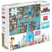 1000 Piece Jigsaw Puzzles for Adults - London Puzzle 8-bit Retro Style - Jigsaws 1000 Pieces for Adults - Made with 100% Recycled Cardboard - Level 3 by bopster