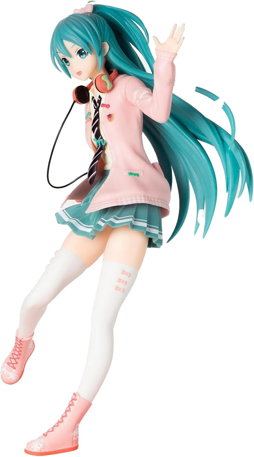 Hatsune Miku Project Diva Arcade Spm Pvc Statue Hatsune Miku Ribbon Girl 24 Cm
