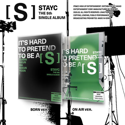 【2種セット】STAYC 5th Single  (ON AIR Ver. / BORN Ver.)