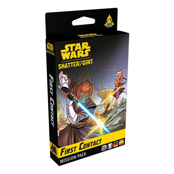 Atomic Mass Games Star Wars Shatterpoint: First Contact Mission Pack, Juego de Miniaturas, A Partir de 14 Años, para 2 Jugadores, 90 Minutos por Partida, Multilenguaje (Incluye Español