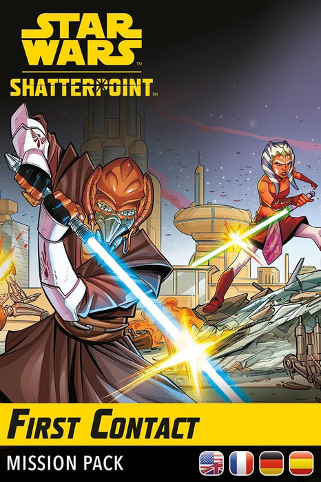 Atomic Mass Games Star Wars Shatterpoint: First Contact Mission Pack, Juego de Miniaturas, A Partir de 14 Años, para 2 Jugadores, 90 Minutos por Partida, Multilenguaje (Incluye Español