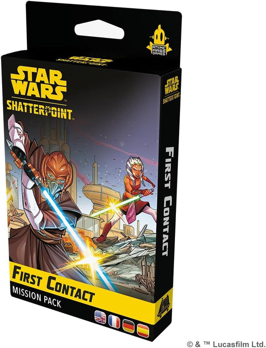 Atomic Mass Games Star Wars Shatterpoint: First Contact Mission Pack, Juego de Miniaturas, A Partir de 14 Años, para 2 Jugadores, 90 Minutos por Partida, Multilenguaje (Incluye Español