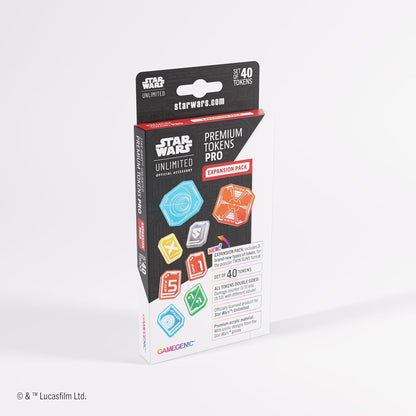 Gamegenic | Star Wars: Unlimited Card Game - Premium Tokens PRO Expansion Pack | Trading Card Accessory | Ages 12+
