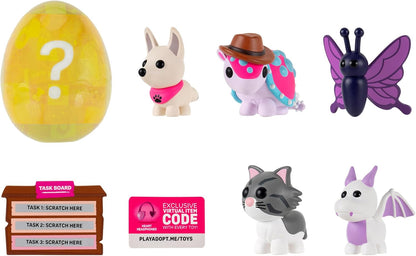 Adopt Me! Pets Multipack Cuddle Crew - Hidden Pet - Top Online Game - Exclusive Virtual Item Code Included - Fun Collectible Toys for Kids Featuring Your Favourite Pets, Ages 6+