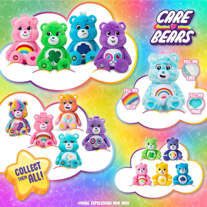 Care Bears 35cm Medium Plush – Sweet Serenity Bear (Eco Friendly) | Soft Cuddly Toy for Kids & Collectors, Pastel Colors