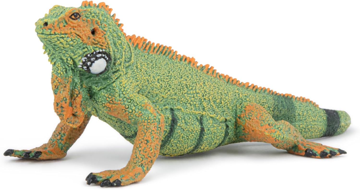 Papo - Hand-Painted Figurine - Iguana - Jungle Animals - Collectible - for Children - Boys and Girls - Ages 3 and Up