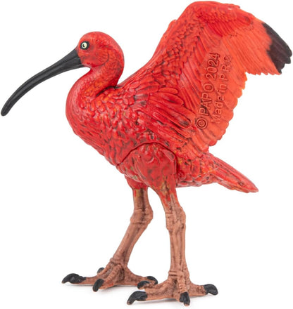 PAPO - Hand-Painted Figurine - Scarlet Ibis - Exotic Animals - Collectible - for Children - Boys and Girls - Ages 3 and Up