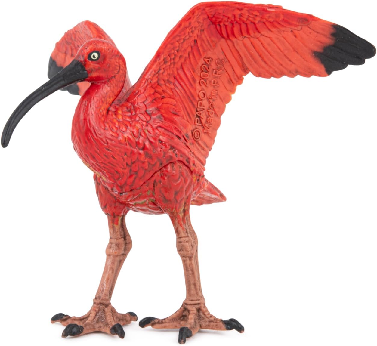 PAPO - Hand-Painted Figurine - Scarlet Ibis - Exotic Animals - Collectible - for Children - Boys and Girls - Ages 3 and Up