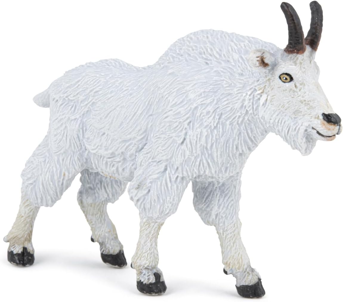 PAPO - Hand-Painted Figurine - Canadian Goat - Mountain Animals - Collectible - for Children - Boys and Girls - Ages 3 and Up