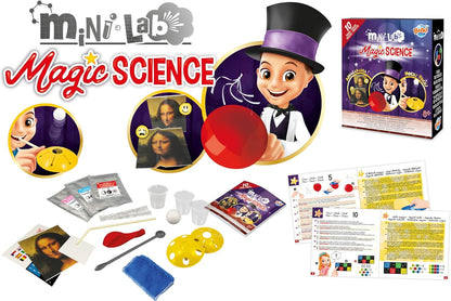 Buki France Mini Lab. Kids Chemistry Set. Childrens Science Experiments. STEM Toy. Suitable for Boys & Girls 8+ (Magic Science