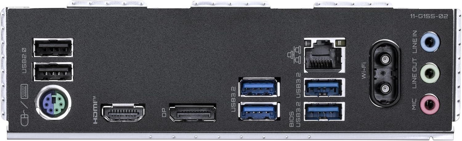 GIGABYTE B550M GAMING X WIFI6 Motherboard - AMD Ryzen 5000 CPUs, 5+3 Phases VRM, up to 3200MHz DDR4, 1xPCIe 4.0 + 1xPCIe 3.0 M.2, Wi-Fi 6, 1GbE LAN, USB 3.2 Gen 1