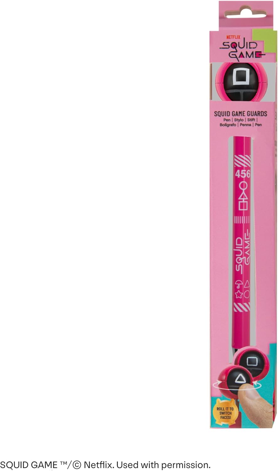 Cinereplicas Squid Game - Squid Game Guards Pen - 15.7 cm - Pink - Official License
