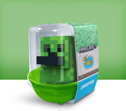 TUBBZ Mini: Minecraft - Creeper Figura Mini Coleccionable de Pato de Goma Disfrazado