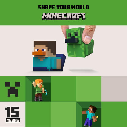 TUBBZ Mini: Minecraft - Creeper Figura Mini Coleccionable de Pato de Goma Disfrazado