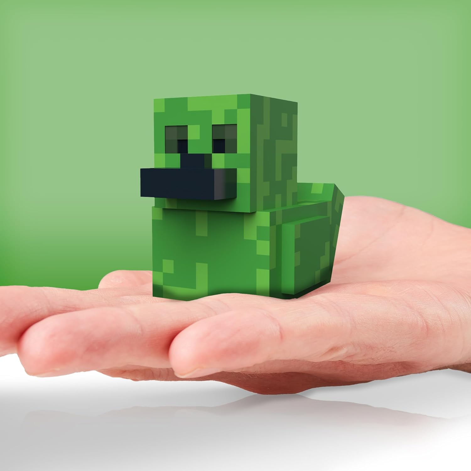 TUBBZ Mini: Minecraft - Creeper Figura Mini Coleccionable de Pato de Goma Disfrazado