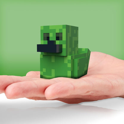 TUBBZ Mini: Minecraft - Creeper Figura Mini Coleccionable de Pato de Goma Disfrazado