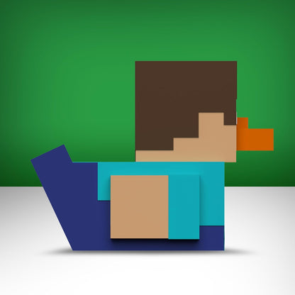 TUBBZ Boxed Edition: Minecraft - Steve Cosplaying Rubber Duck Vinyl Figure