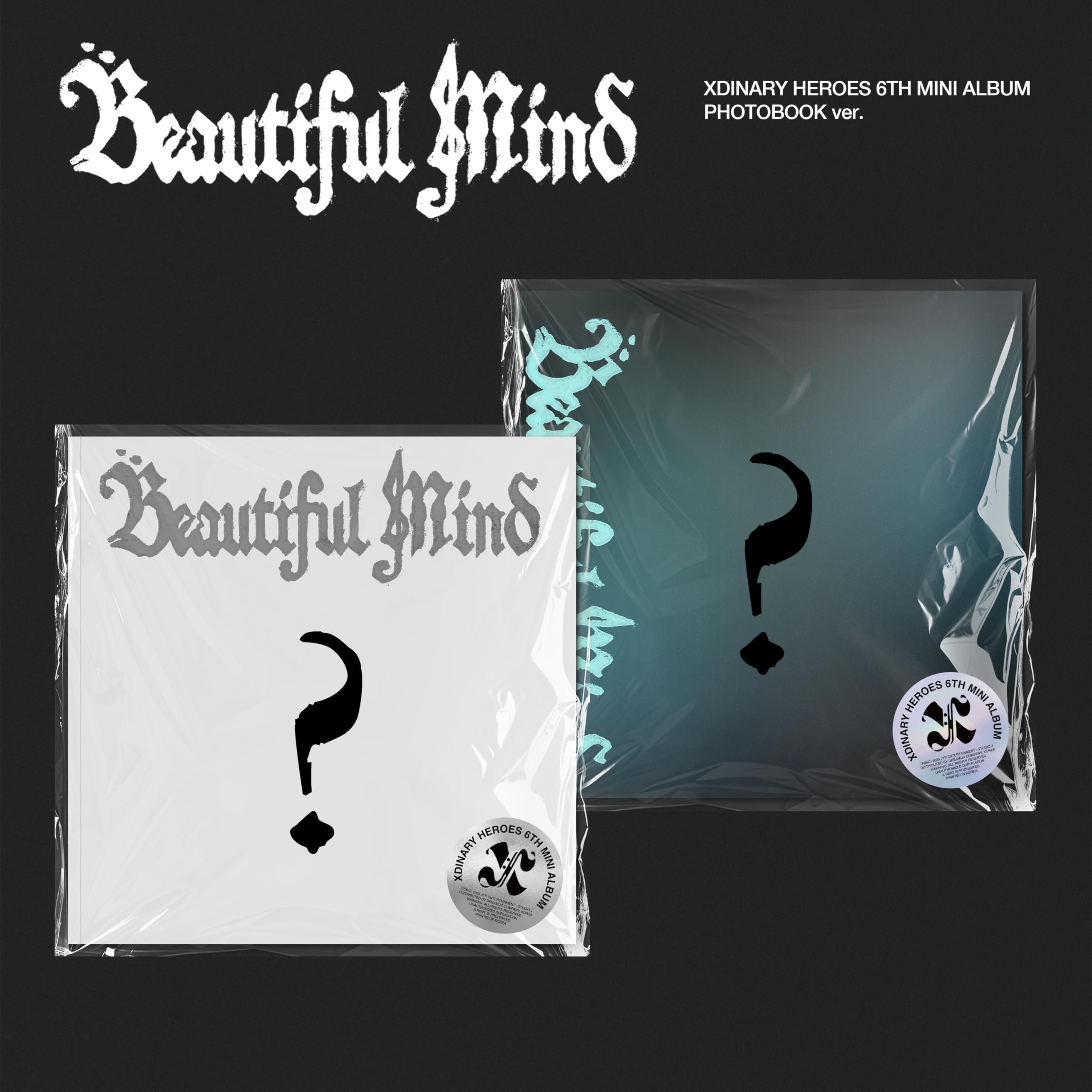 Beautiful Mind - Random Cover - incl. 80pg Photobook, Selfie Photocard, Unit Photocard, Trading Card, Track Paper, Film Photo + Sticker Pack