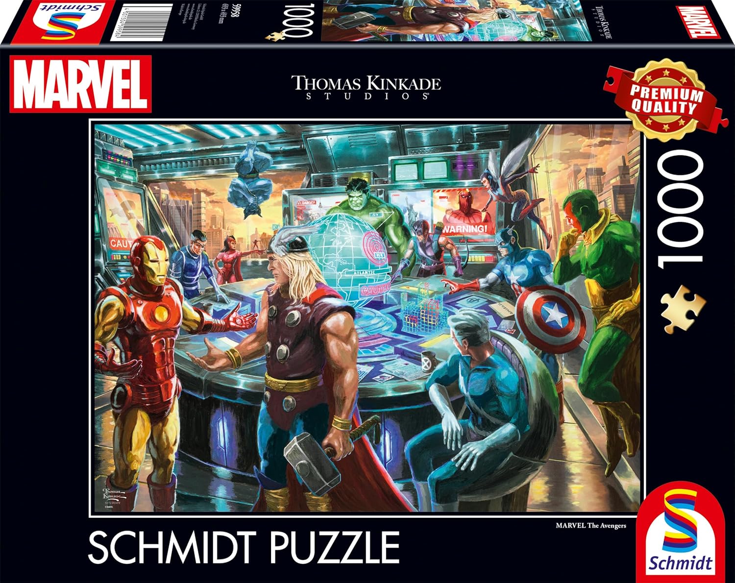 Schmidt - Thomas Kinkade: Marvel - The Avengers (1000 Pieces)