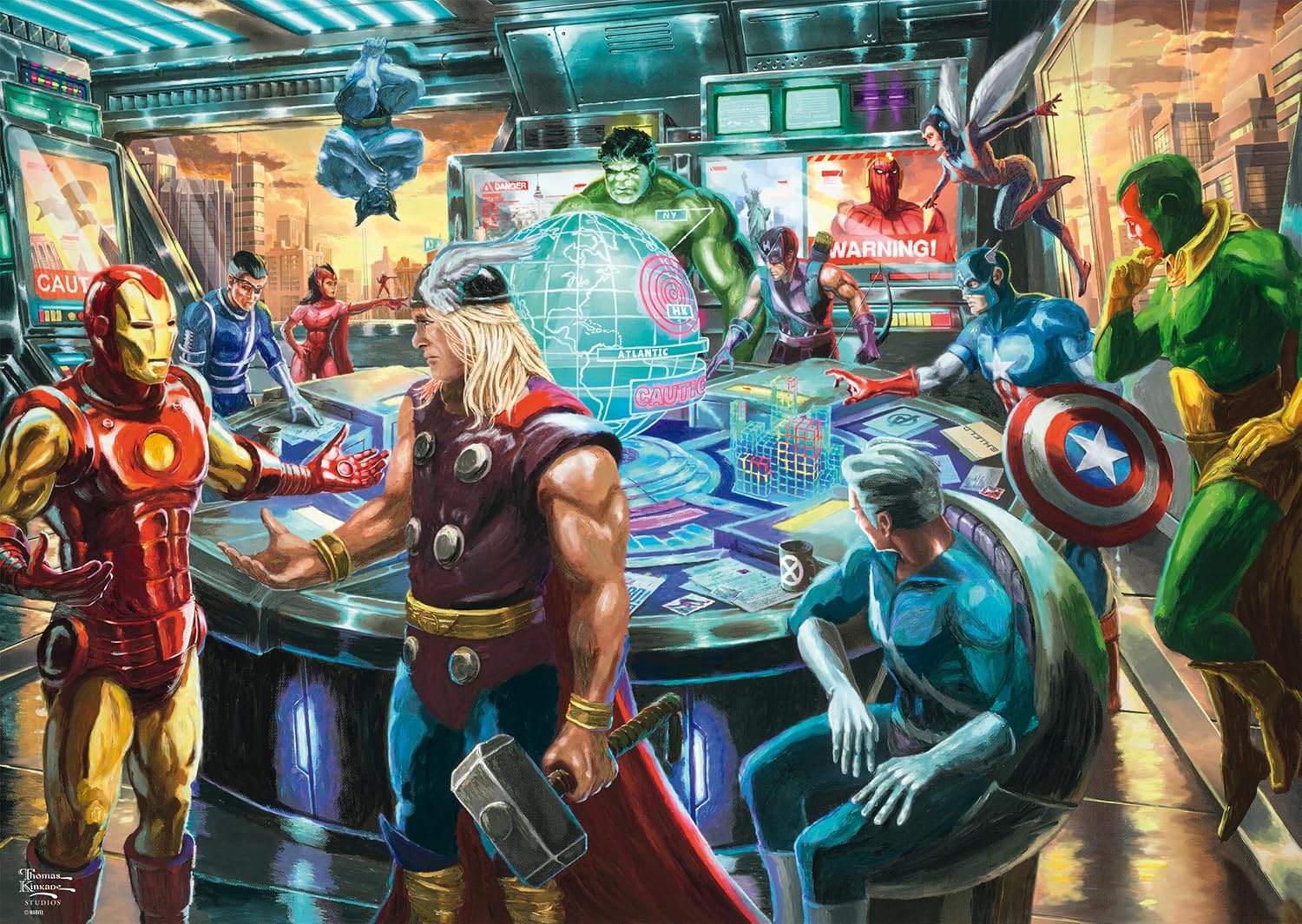 Schmidt - Thomas Kinkade: Marvel - The Avengers (1000 Pieces)
