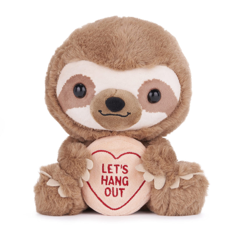 Posh Paws Swizzels Love Hearts Steve the Sloth, ‘Let’s Hang Out’ 7” Soft Toy