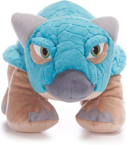 Posh Paws Jurassic World Camp Cretaceous 10" (25cm) Bumpy Ankylosaurus Dinosaur Soft Toy, Green, 49008
